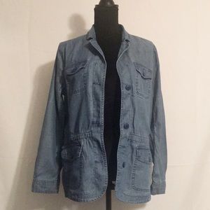 Talbots Denim Utility Jacket